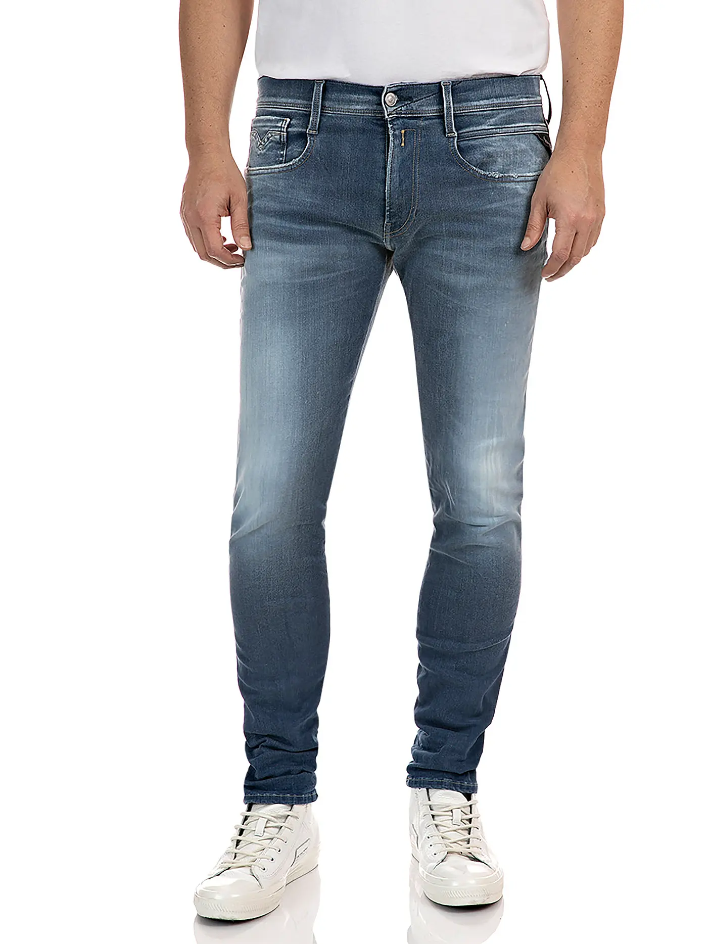 REPLAY | Jeans Slim Fit Ambass Hyperflex Reused | blau